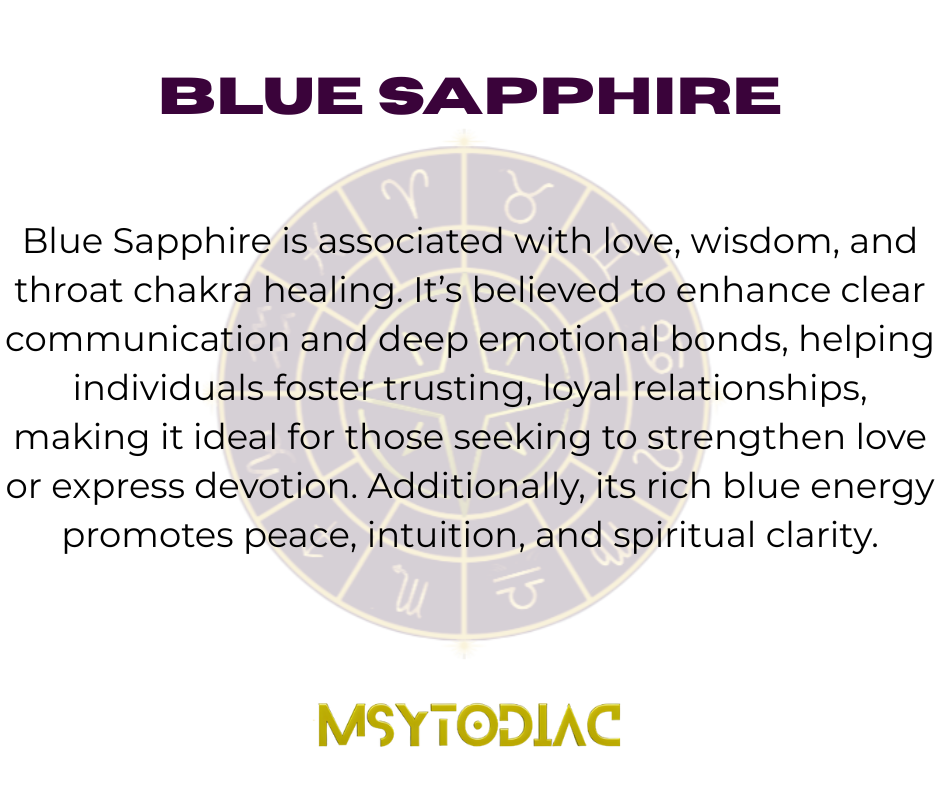 925 Sterling Silver Blue Sapphire Crystal Ring