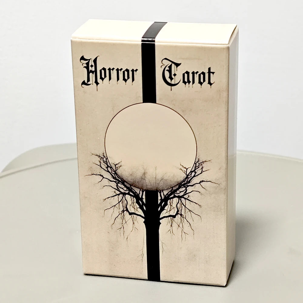 Gothic Horror Tarot Deck – 78 Rider-Waite Cards in Eerie Dark Style