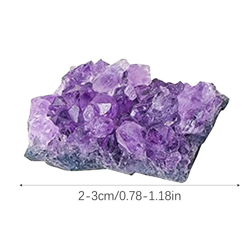 Natural Amethyst Cluster – Uruguay Raw Crystal Geode for Spiritual Reiki and Home Decor