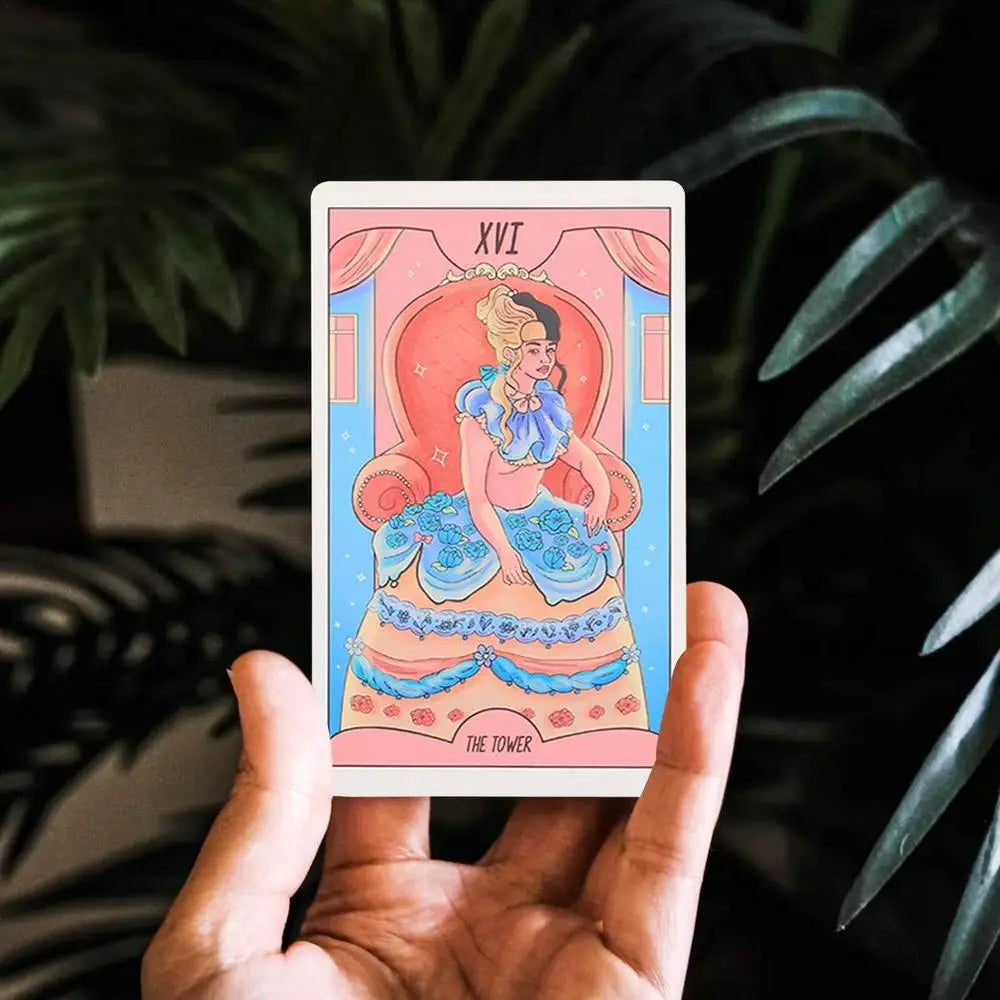 Crybaby Tarot Card Deck – 78 Cards in Van Waite Series for Divination and Party Fun