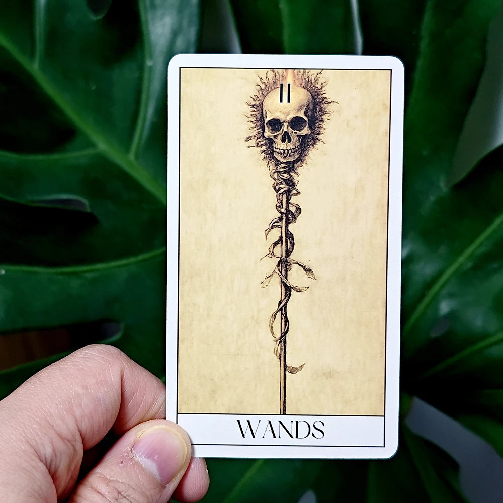 Gothic Horror Tarot Deck – 78 Rider-Waite Cards in Eerie Dark Style