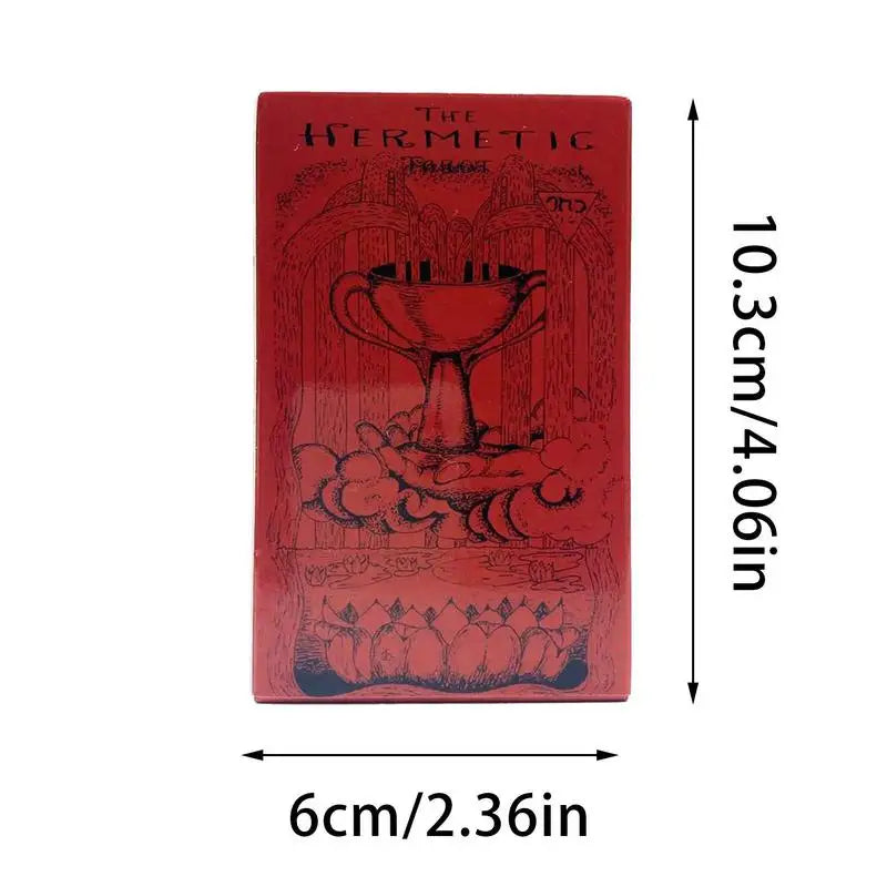 The Hermetic Tarot Cards – 78-Card English Deck for Fate Divination