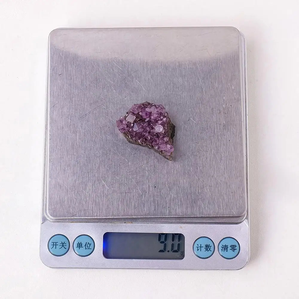 Natural Amethyst Cluster – Uruguay Raw Crystal Geode for Spiritual Reiki and Home Decor