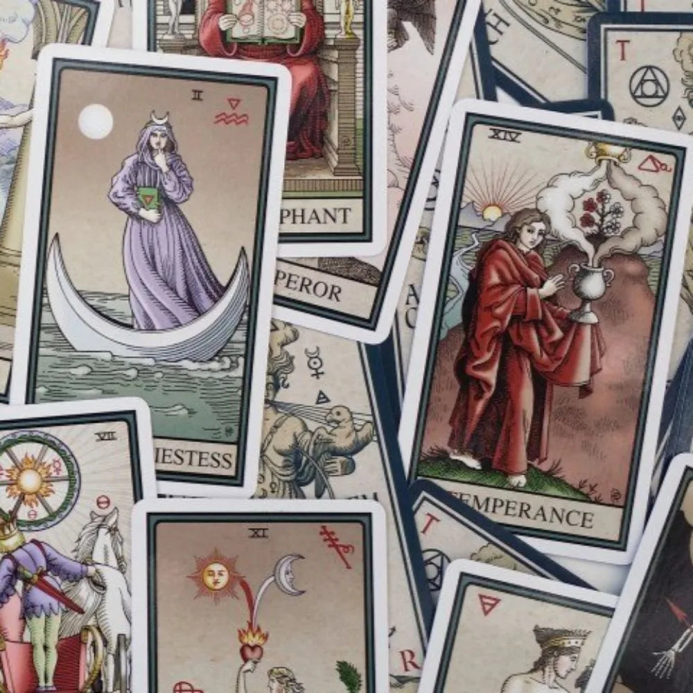 The Alchemical Tarot: Renewed 6th Edition – 80-Card Deck with Alchemical Symbolism
