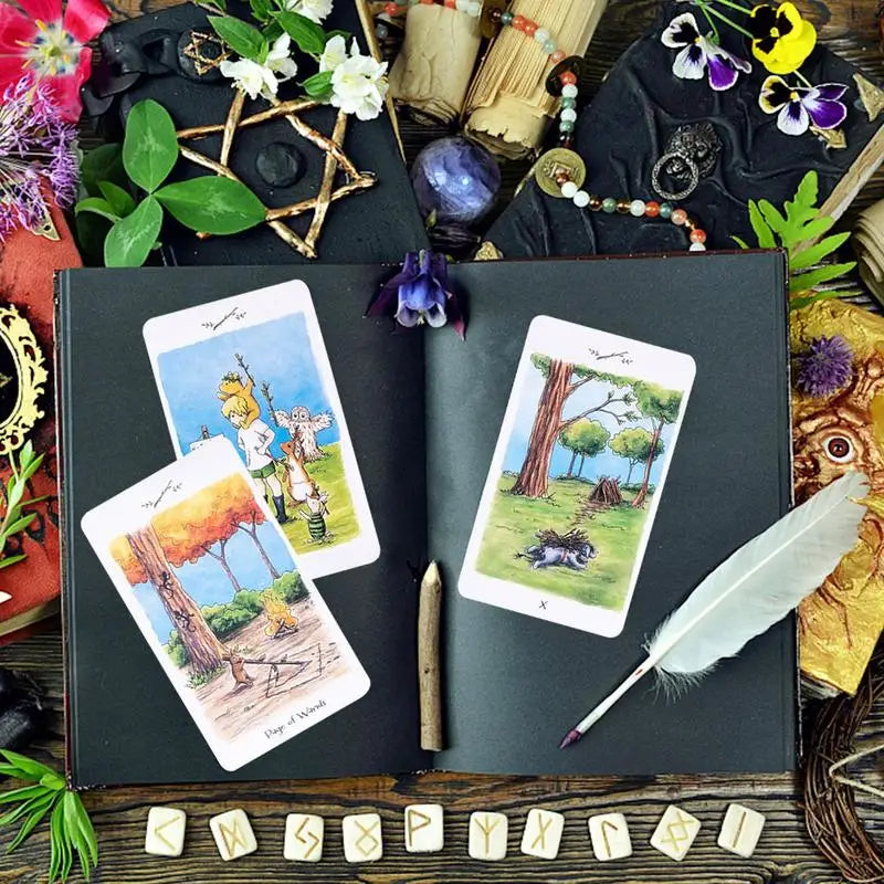 Wisdom of Bear Tarot – 81-Card Oracle Deck for Divination and Party Games