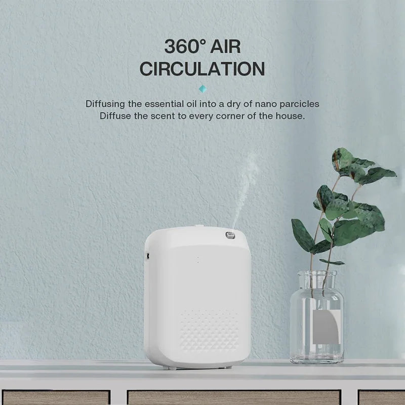 Perfume Fragrance Diffuser Aromatic Oil Diffuser Electric Home Air Freshener Machine Wall Hanging Essential Oil Diffuser Hotel