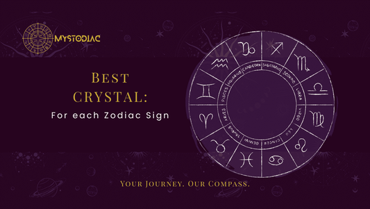 Spiritual crystals aligned with zodiac signs for personality and wellness