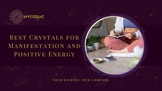 Healing crystals for positive energy, manifestation, and intention setting