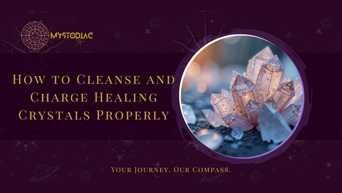 How to cleanse and charge healing crystals properly for energy and care