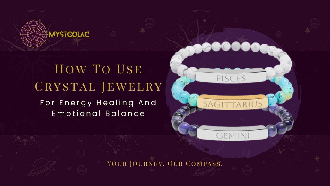 Crystal jewelry for energy healing and emotional balance natural gemstones