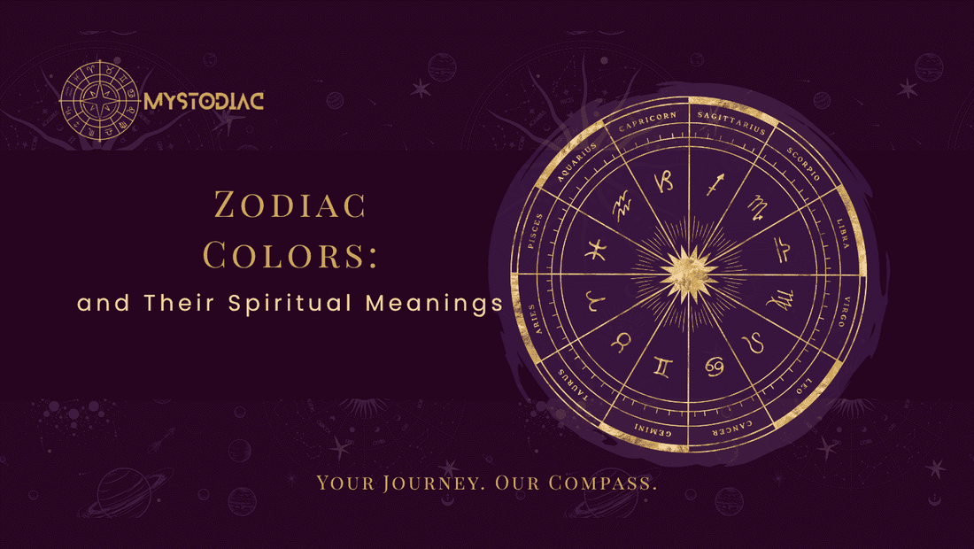Zodiac sign colors associated with emotions, energy, and spiritual traits