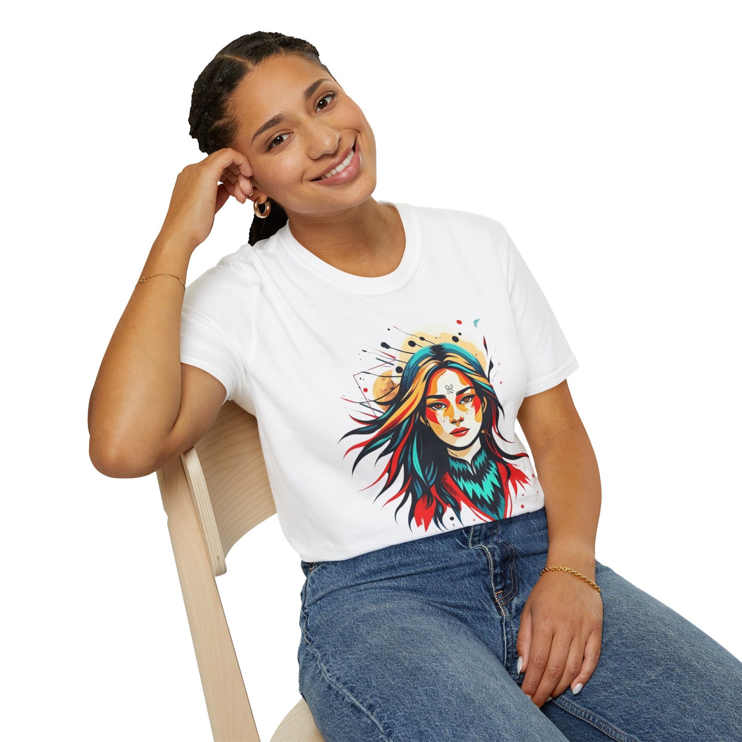 Feral Graphic T-Shirt — Cosmic Goddess Illustration