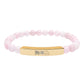 Year of the Dog Chinese Zodiac Natural Stone Stretch Bar Bracelet