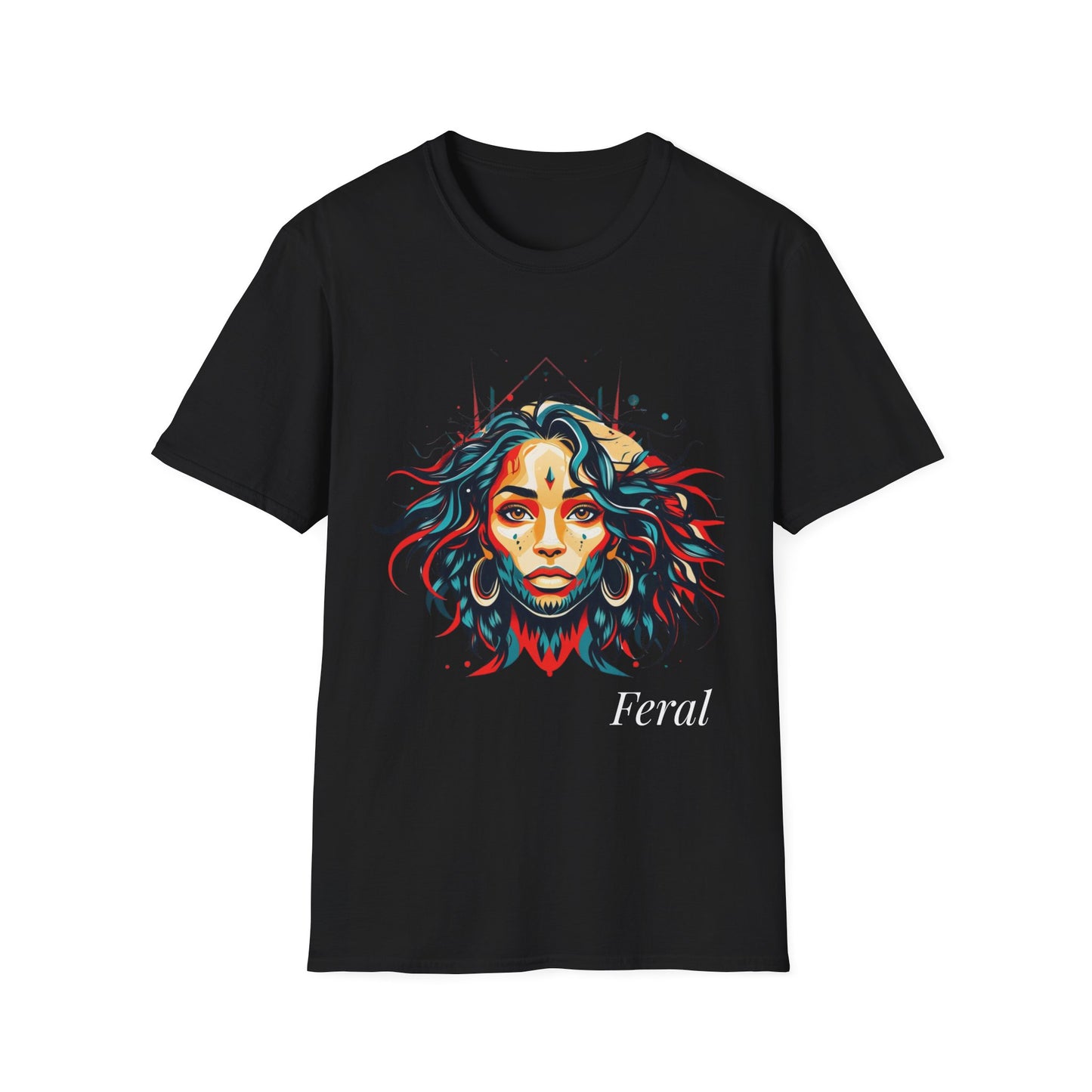 Feral Graphic T-Shirt — Feminine Energy Illustration
