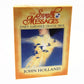 The Spirit Messages Daily Guidance Oracle Deck box by John Holland. Cover features a glowing figure with birds flying from the heart against a golden background. Spiritual daily guidance oracle cards.