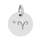 Aries Diamond Birthstone Zodiac Charm Necklace Pendant Astrology Jewelry