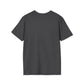Charcoal Black t-shirt on a white background