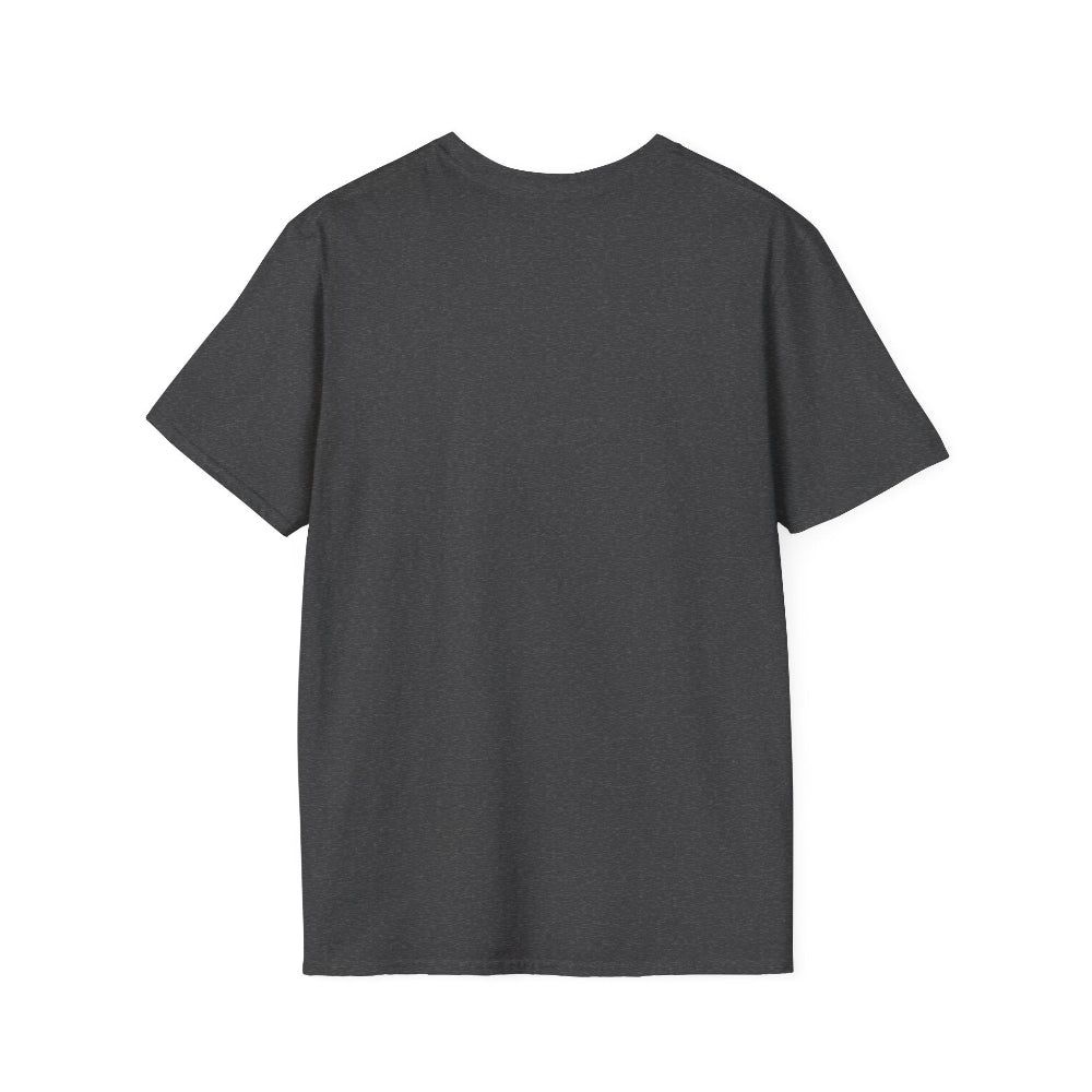 Charcoal Black t-shirt on a white background