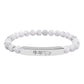 Year of the Ox Chinese Zodiac Natural Stone Stretch Bar Bracelet