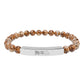 Year of the Dog Chinese Zodiac Natural Stone Stretch Bar Bracelet