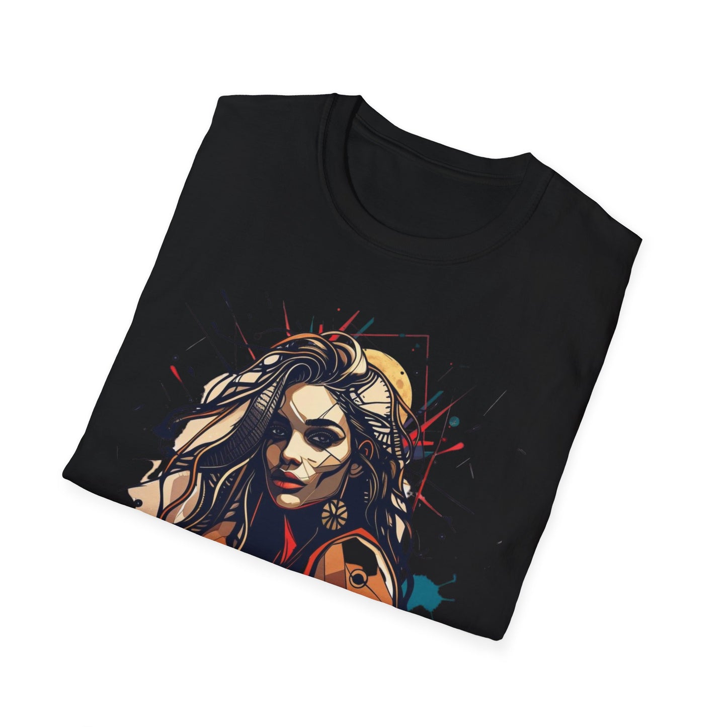 Feral Graphic T-Shirt — Wild Mystic Illustration