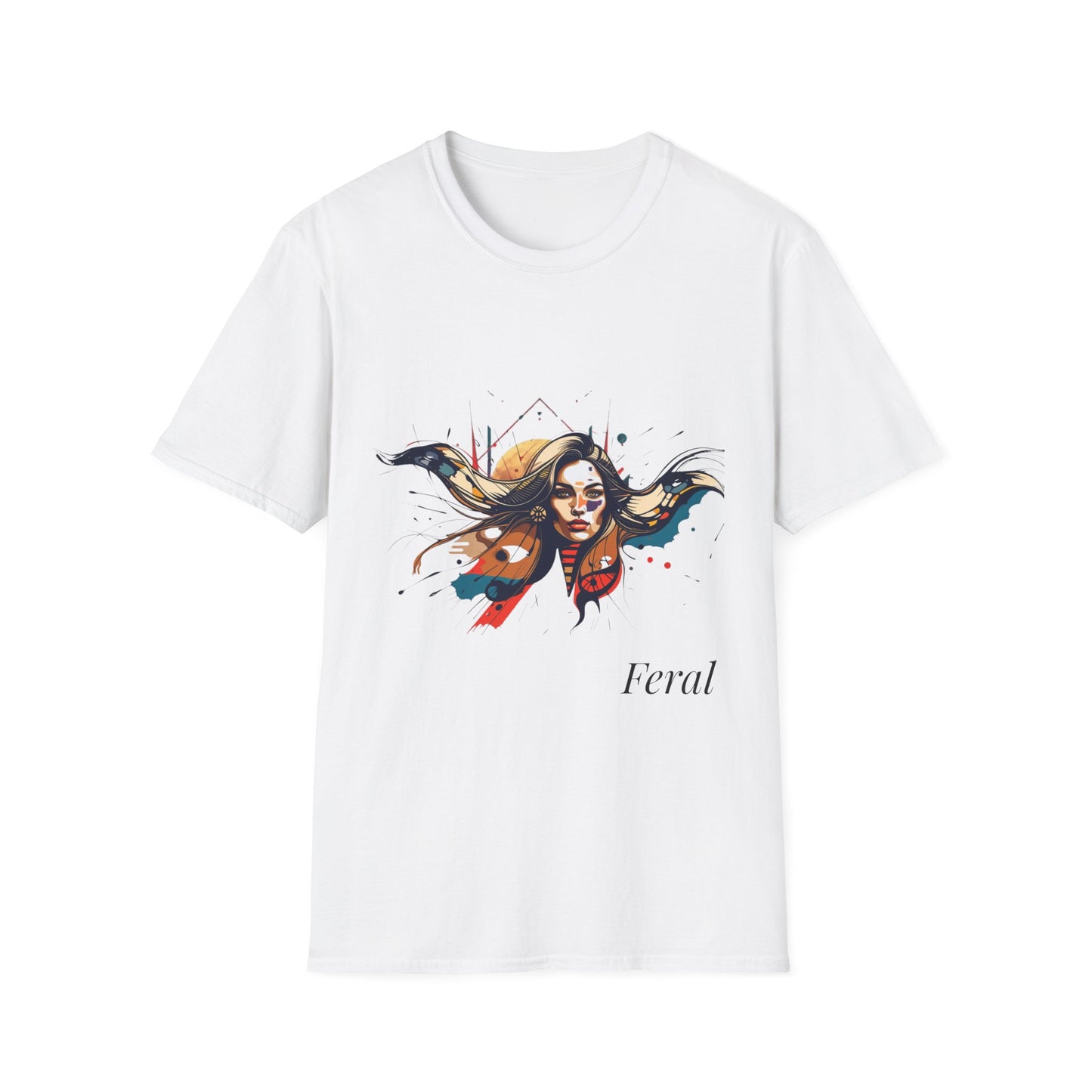 Feral Graphic T-Shirt — Divine Energy Illustration