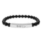 Year of the Ox Chinese Zodiac Natural Stone Stretch Bar Bracelet