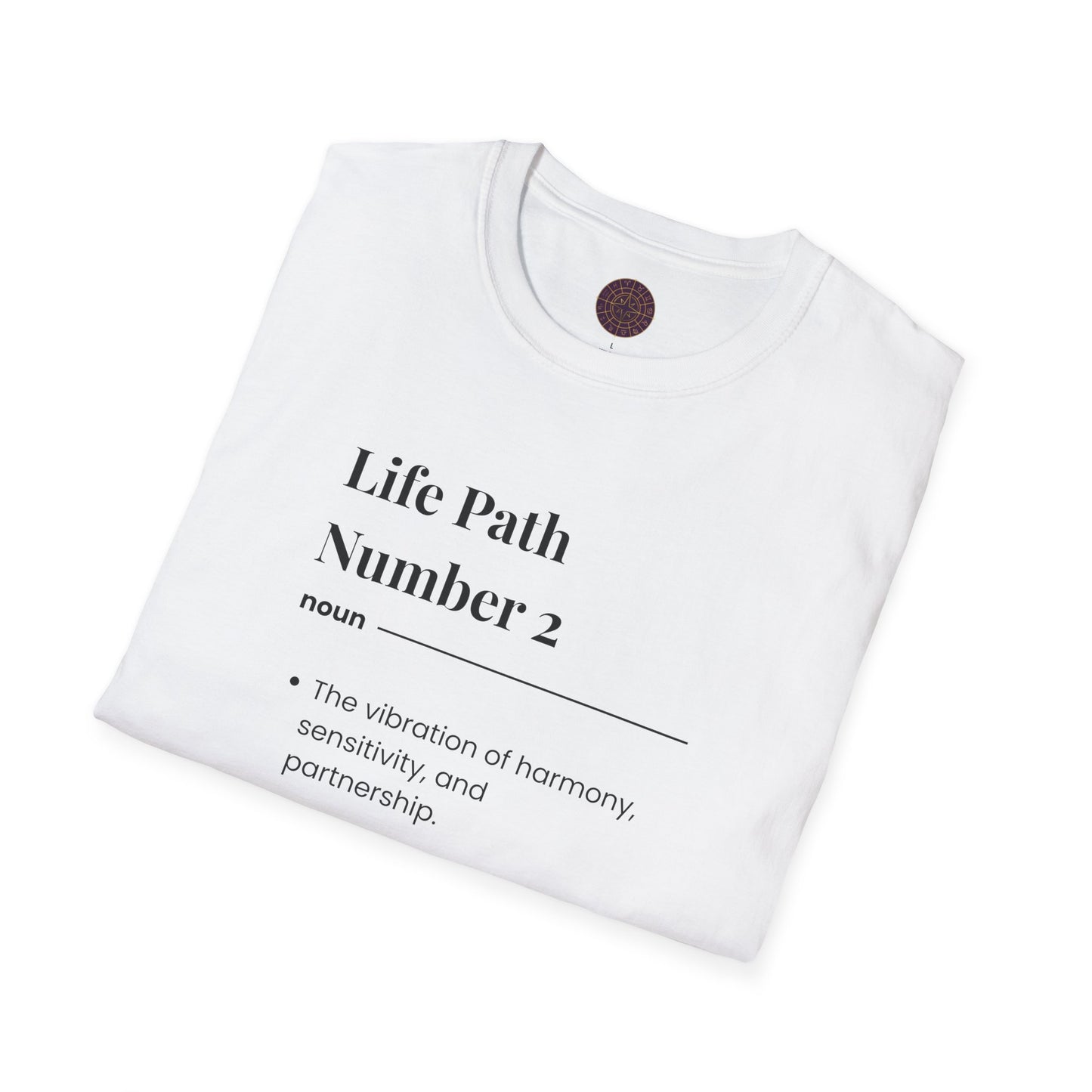 Life Path Number 2 T-Shirt — Numerology Definition Tee