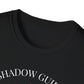 Close-up of black unisex cotton crewneck t-shirt collar: soft ribbed neckline, clean stitching, comfortable fit. Premium durable crew neck construction detail.