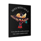 Move With Grace motivational canvas art with colorful hummingbird illustration, golden moon, and quote 'Even when the world accelerates, Your center remains steady' on black background.