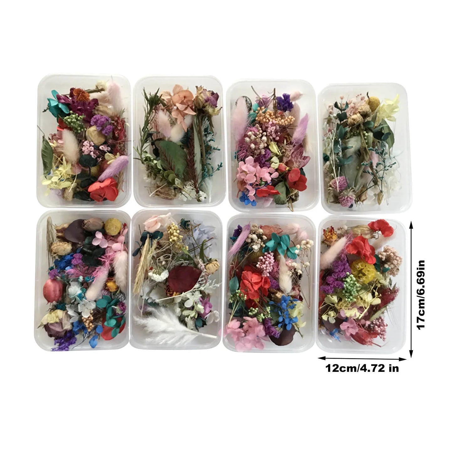Natural Dried Flower Kit Pressed Artwork Handcrafts Leaves Herb DIY Dry Plants Scented Candle Making Craft For Home Decor