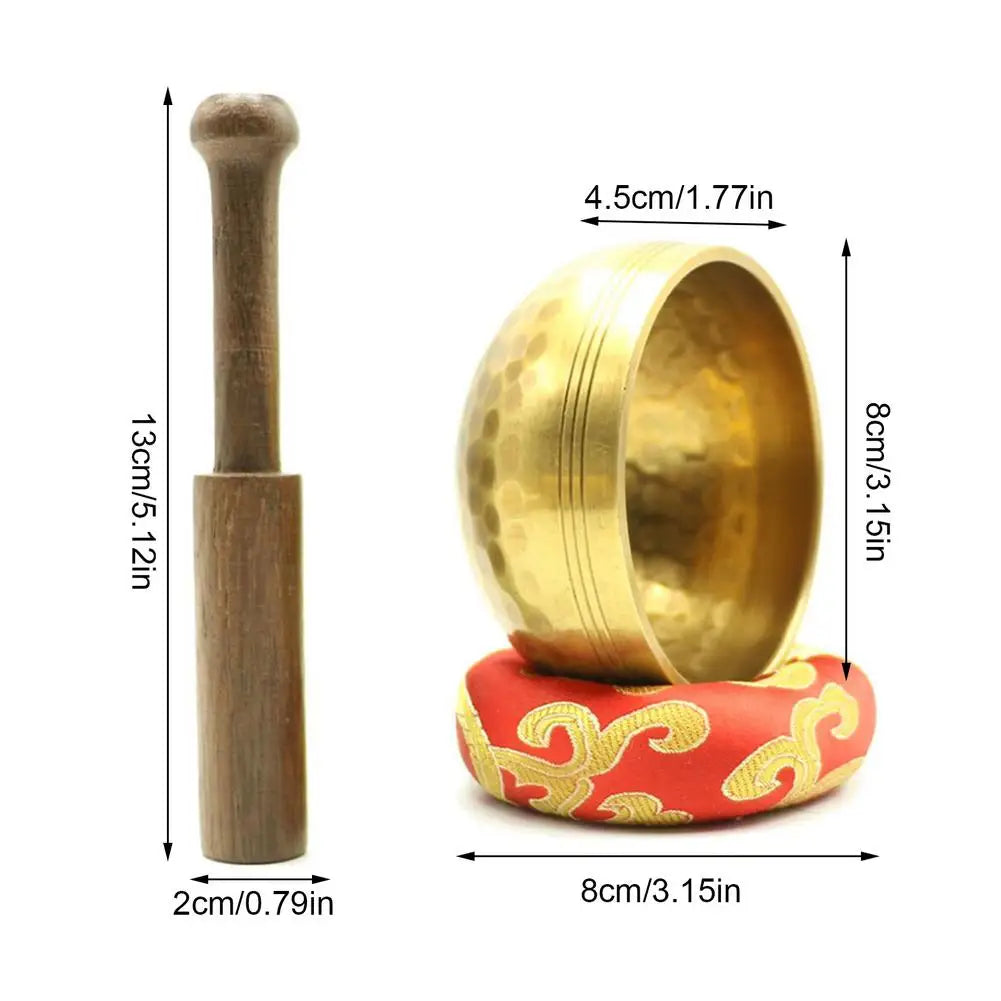 Tibetan Singing Bowl Meditation Sound Bowl – Handcrafted Copper for Sound Healing