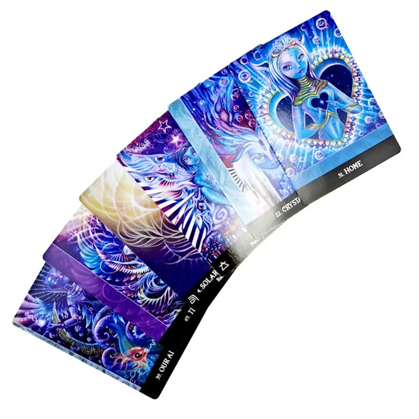 Beyond Lemuria Oracle Cards – Full English 44-Card Vibrational Energy Deck