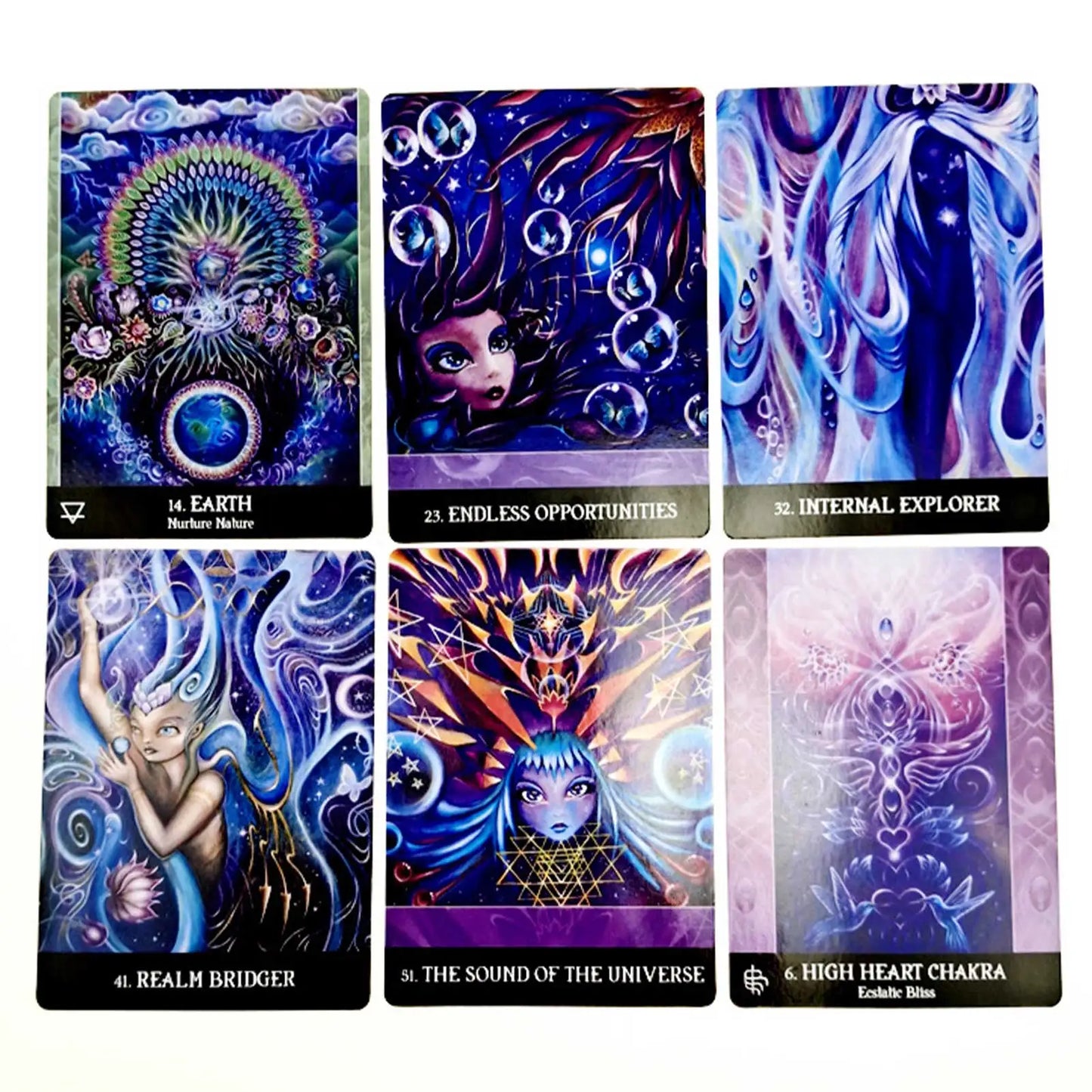 Beyond Lemuria Oracle Cards – Full English 44-Card Vibrational Energy Deck