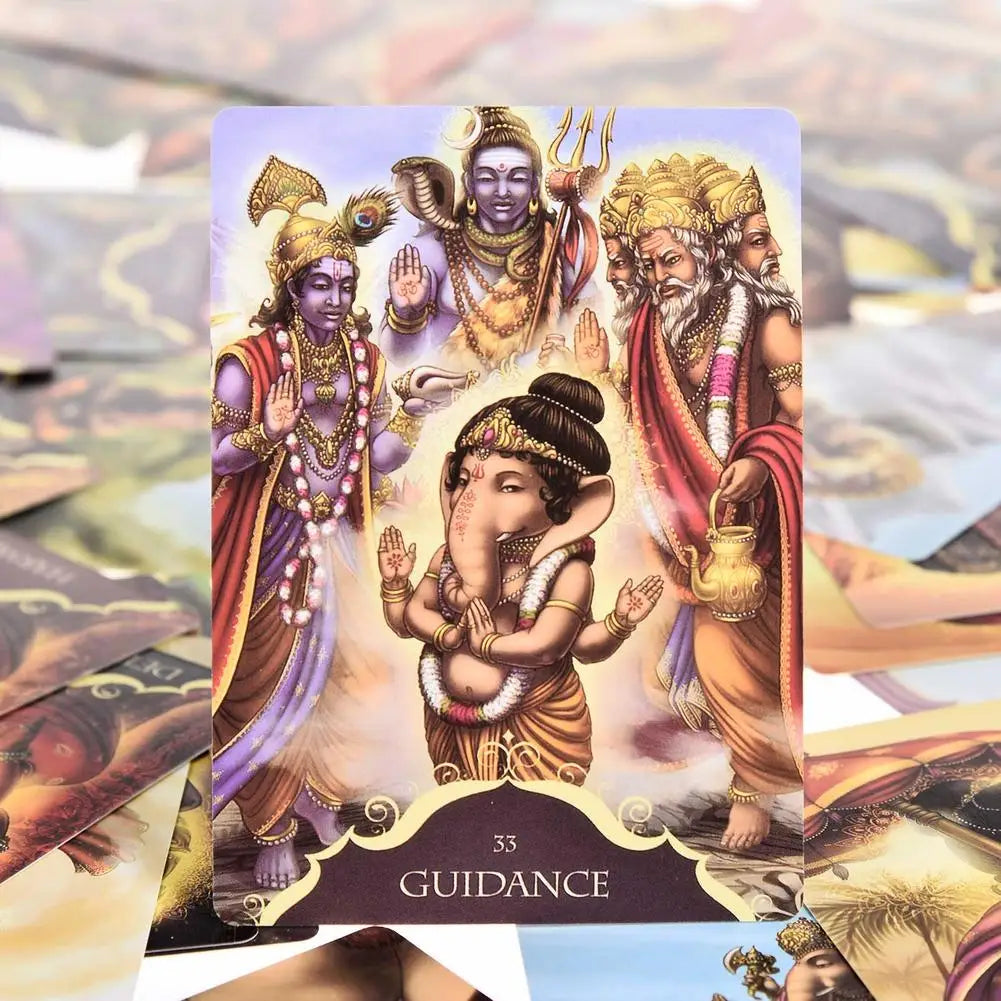 Whispers of Lord Ganesha Tarot Cards – Spiritual Oracle Deck for Guidanc