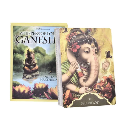 Whispers of Lord Ganesha Tarot Cards – Spiritual Oracle Deck for Guidanc