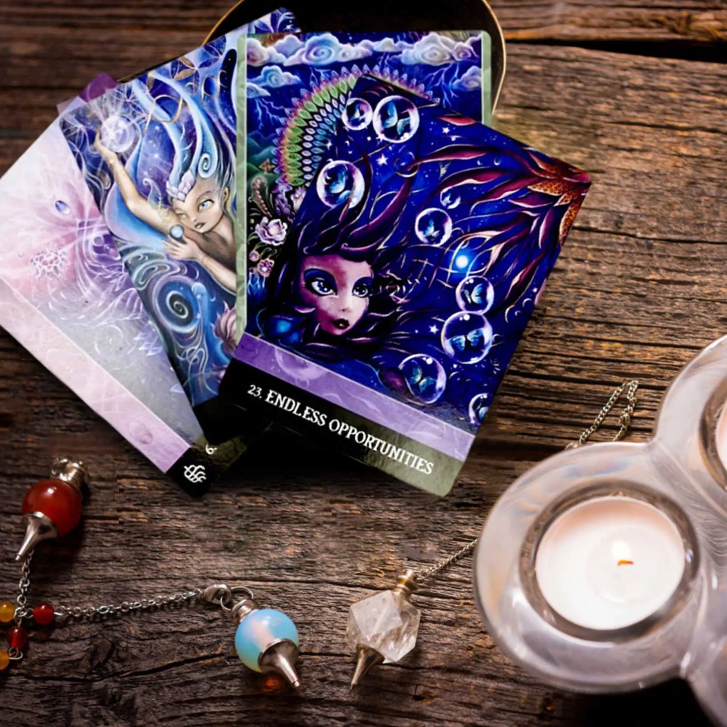 Beyond Lemuria Oracle Cards – Full English 44-Card Vibrational Energy Deck