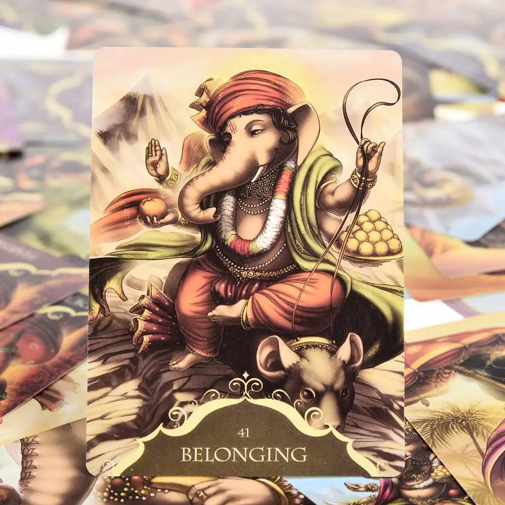 Whispers of Lord Ganesha Tarot Cards – Spiritual Oracle Deck for Guidanc