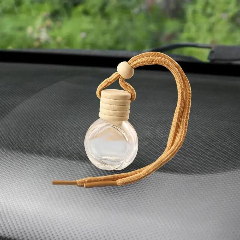 Car Essential Oil Diffuser Refillable Car Essential Oil Diffuser Car Air Freshener Perfume Bottle Aromatherapy Fragrance