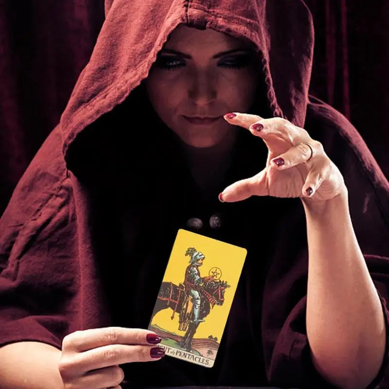 Large Borderless Smith-Waite Tarot Deck – Pocket Size 12×7cm Full English