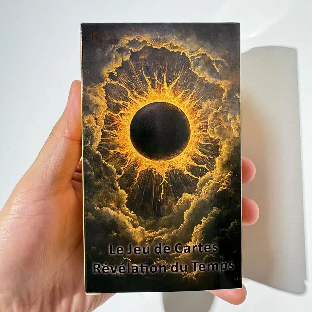 Classic French Tarot Deck – 78 Cards with Keywords for Time Revelation