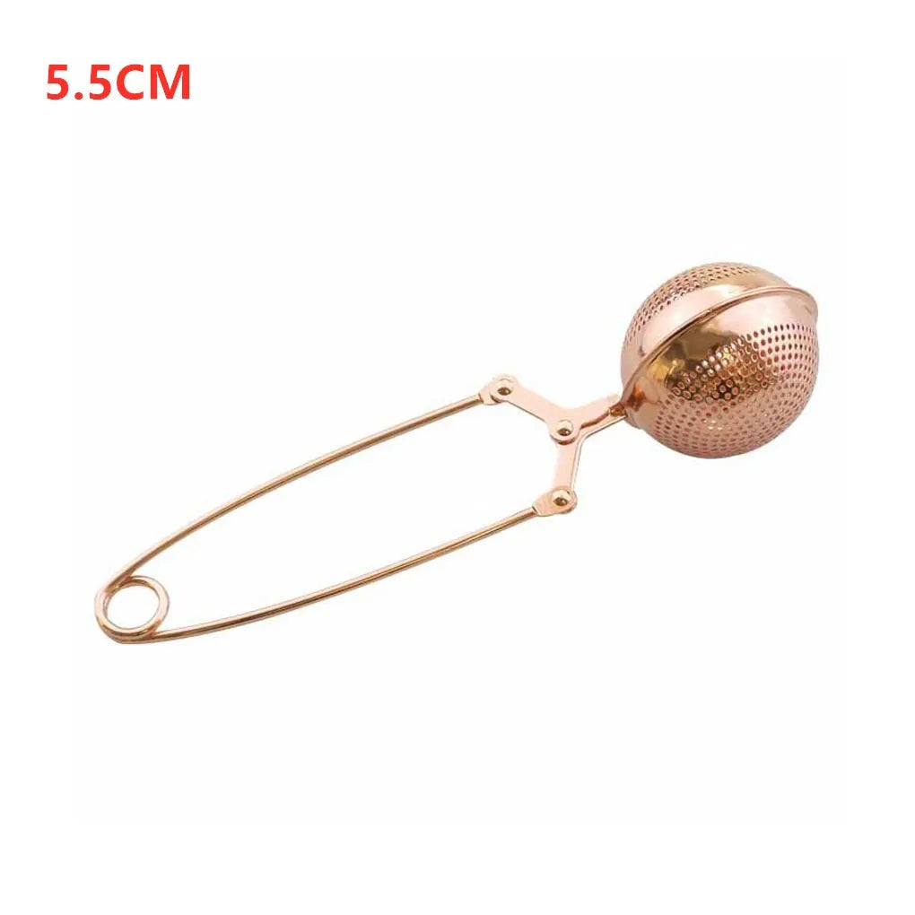 New Tea Strainer Stainless Steel Tea Infuser Mesh Tea Ball Infuser Filter Reusable Loose Leaf Strainer Herb Tea Accessories
