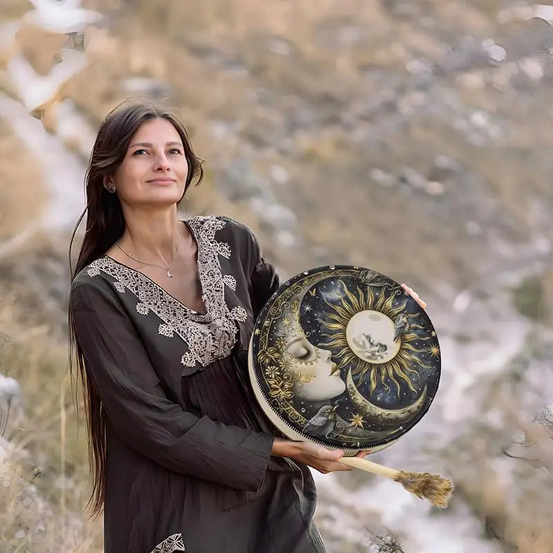 Pharaoh Moon Handcrafted Shaman Drum