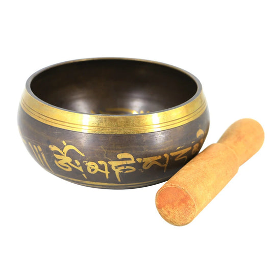 Nepal Tibetan Singing Bowl 4 Sizes – Handmade Himalayan Buddhist Bronze Chime for Yoga and Meditation