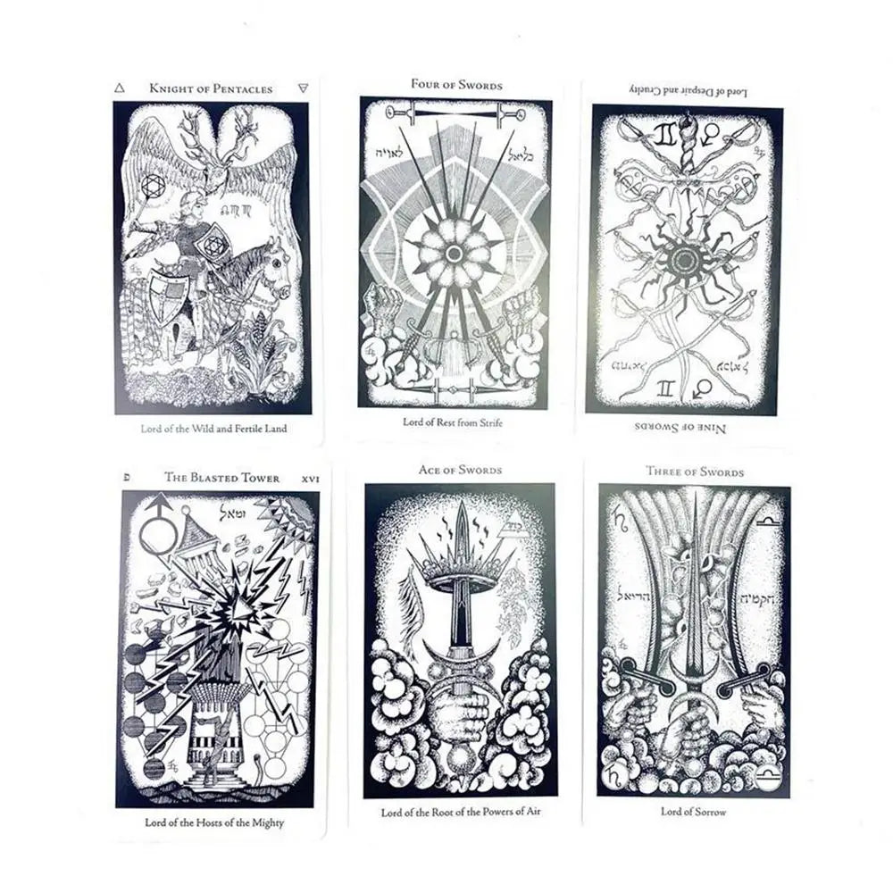 The Hermetic Tarot Cards – 78-Card English Deck for Fate Divination