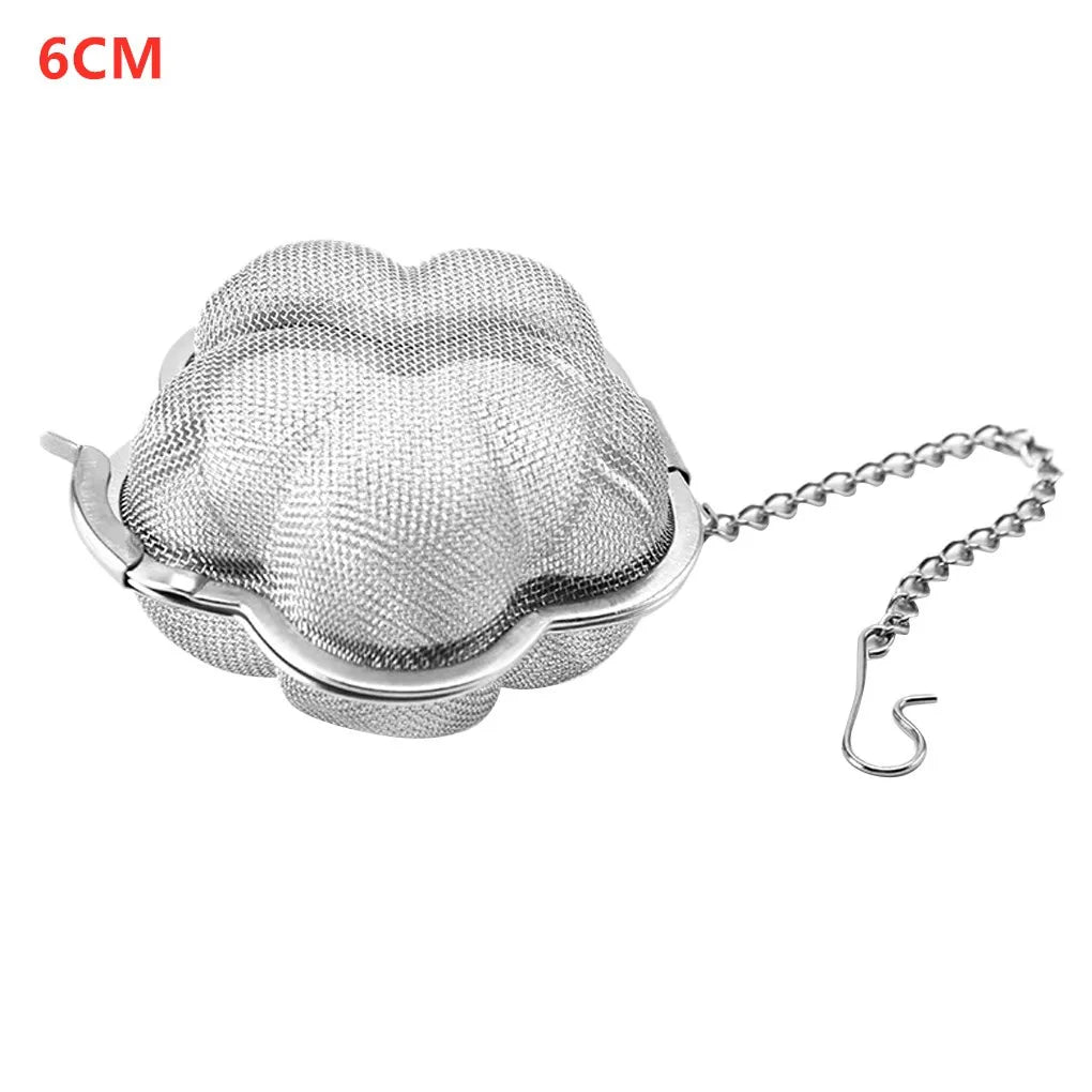 New Tea Strainer Stainless Steel Tea Infuser Mesh Tea Ball Infuser Filter Reusable Loose Leaf Strainer Herb Tea Accessories