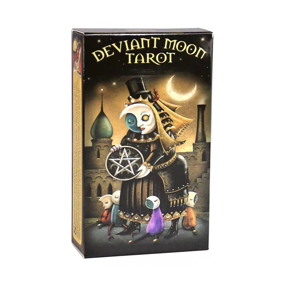 Deviant Moon Tarot Deck – 78-Card Borderless Edition Fantasy Art Tarot
