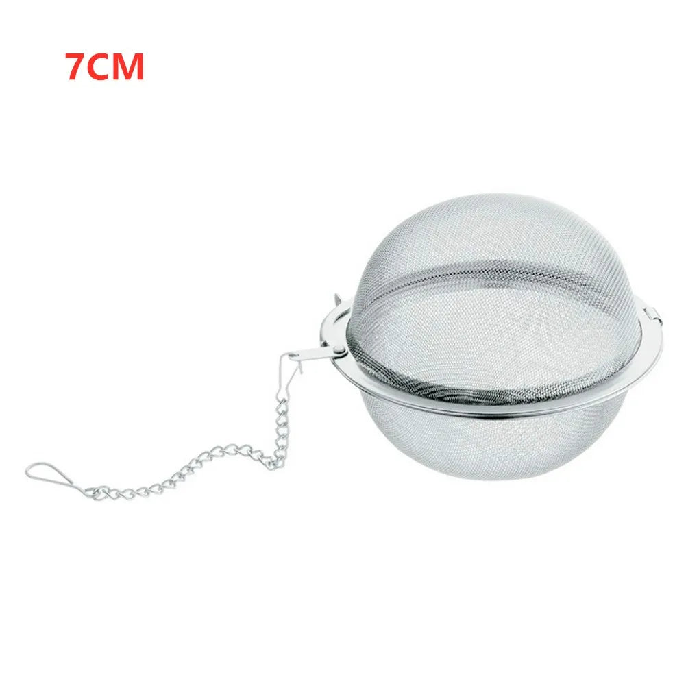 New Tea Strainer Stainless Steel Tea Infuser Mesh Tea Ball Infuser Filter Reusable Loose Leaf Strainer Herb Tea Accessories