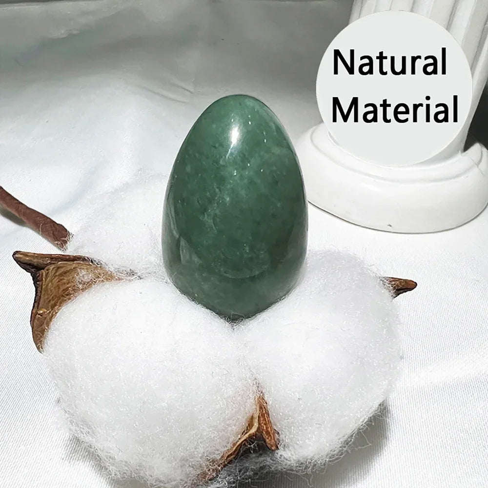 Natural Crystal Stone Egg – Polished Citrine, Tiger’s Eye, Obsidian & More