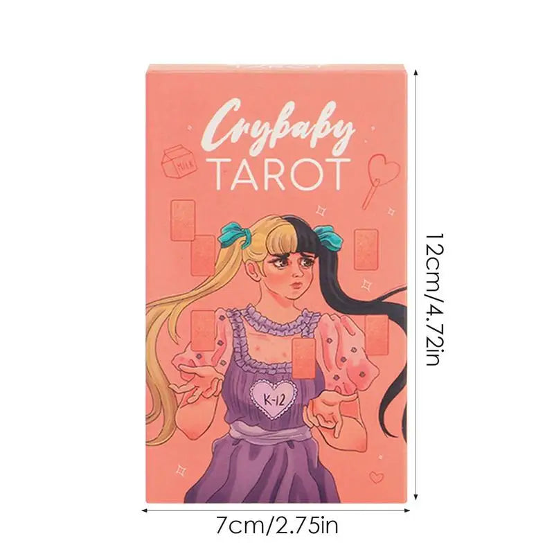 Crybaby Tarot Card Deck – 78 Cards in Van Waite Series for Divination and Party Fun